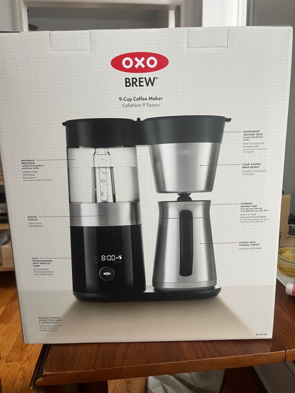 OXO Brew Coffee Maker in Stainless Steel and Black — New in box